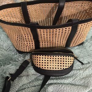 Tote and matching waist/crossbody